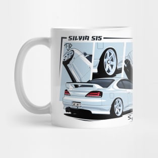 Nissasn Silvia S15 Spec R, JDM Car Mug